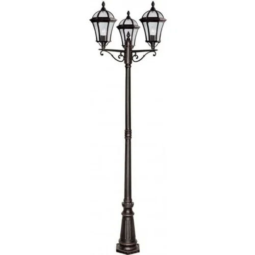 Aluminium Decorative Pole Light - Color: Black