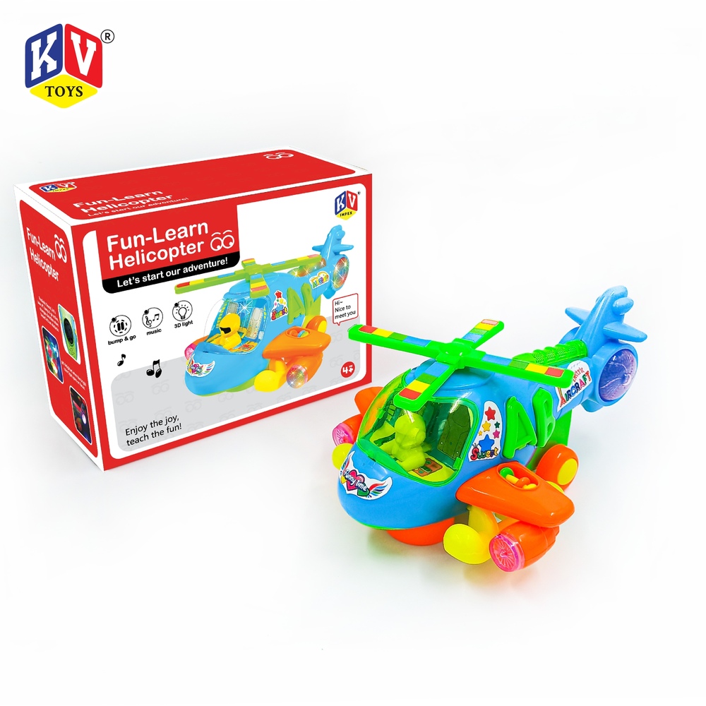 Bump & Go Colorful Helicopter (8441)