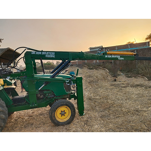 MS Tractor Post Hole Digger - Mild Steel, 4-Stroke Engine, Green Color | Manual Operation, Ideal for Planting and Fencing Tasks, Warranty Included