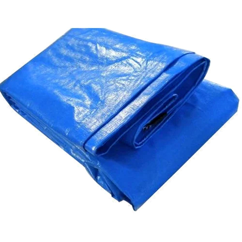 130 Gsm Blue Waterproof Hdpe Tarpaulin - Tent Style: Plain