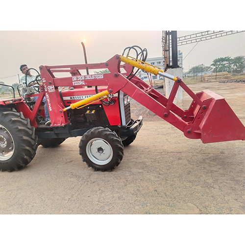 Red Tractor Front Dozer - Engine Type: Air Cooled