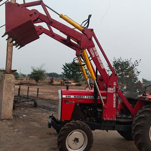 Red Tractor Front Dozer