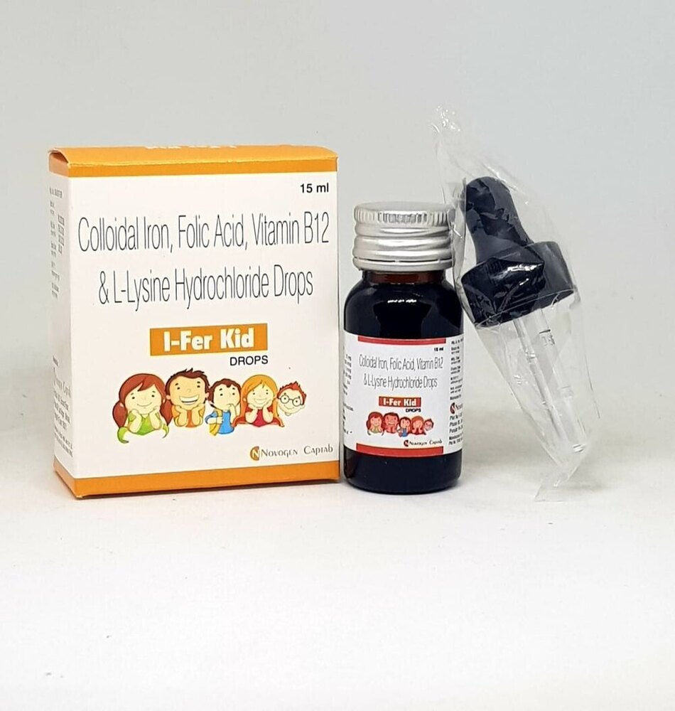 Iron, Folic Acid, Vitamin B12, L-Lysine Syrup