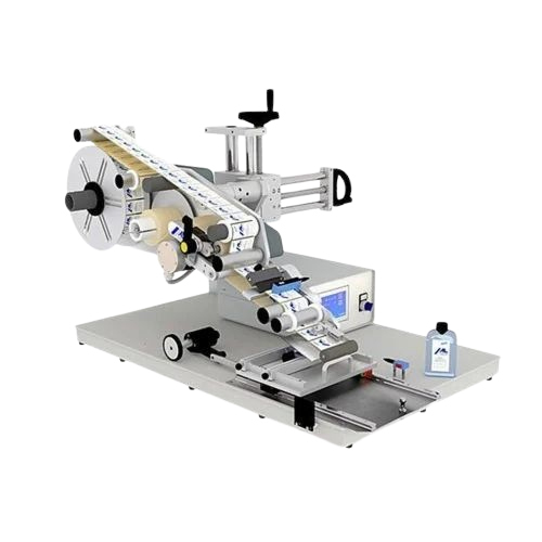 Semi Automatic Label Applicator Machine - Material: Stainless Steel