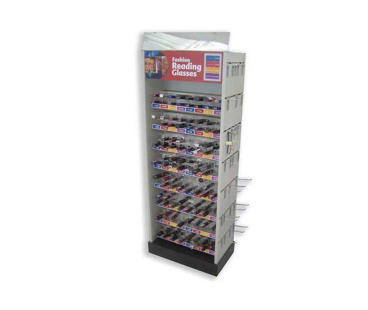 Armor Retail Display Rack - Steel Frame, 48x24x72 Inches, Matte Black Finish | Versatile Design, Spacious Shelves, Easy Assembly