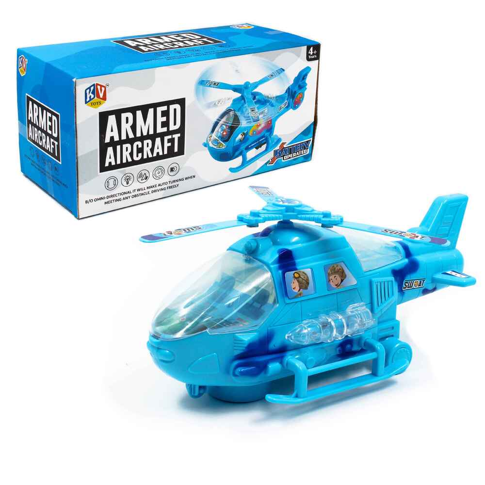 Bump & Go Armed Aircraft With Light And Music (8551)