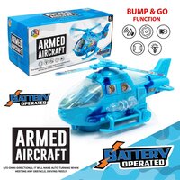 Bump & Go Armed Aircraft With Light And Music (8551)