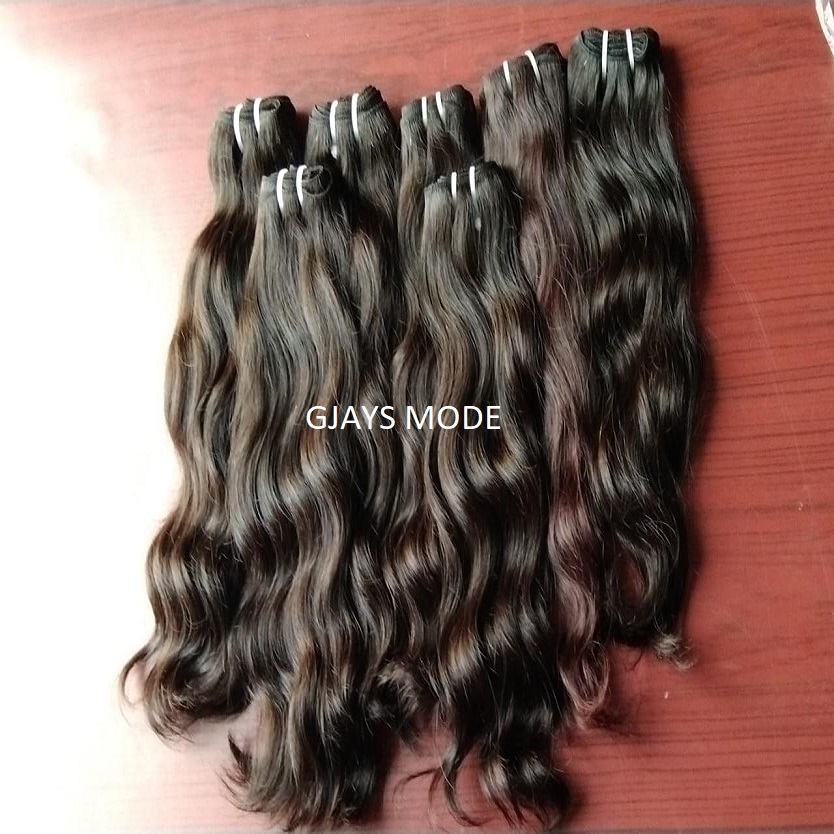 Double Wefted Wavy Human Hair