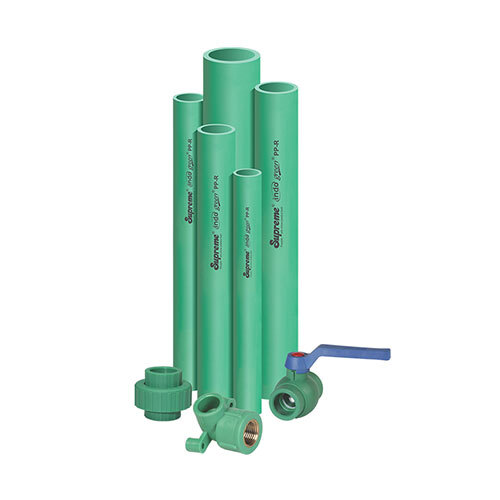 Indo Green Ppr Pipes - Hot & Cold Water System - Material: Plastic