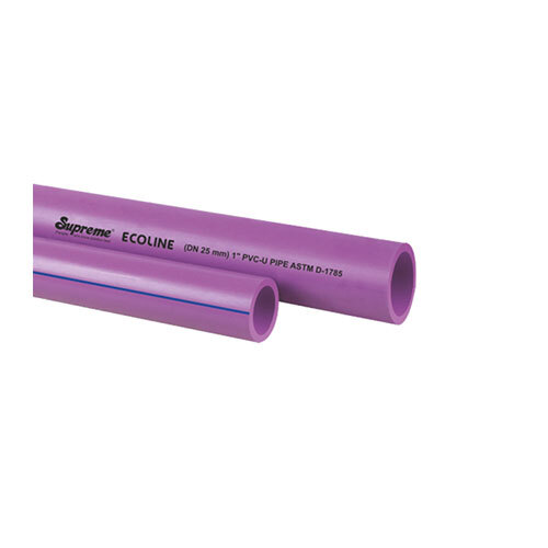 Ecoline Pipes For Reclaimed Water - Color: Purple