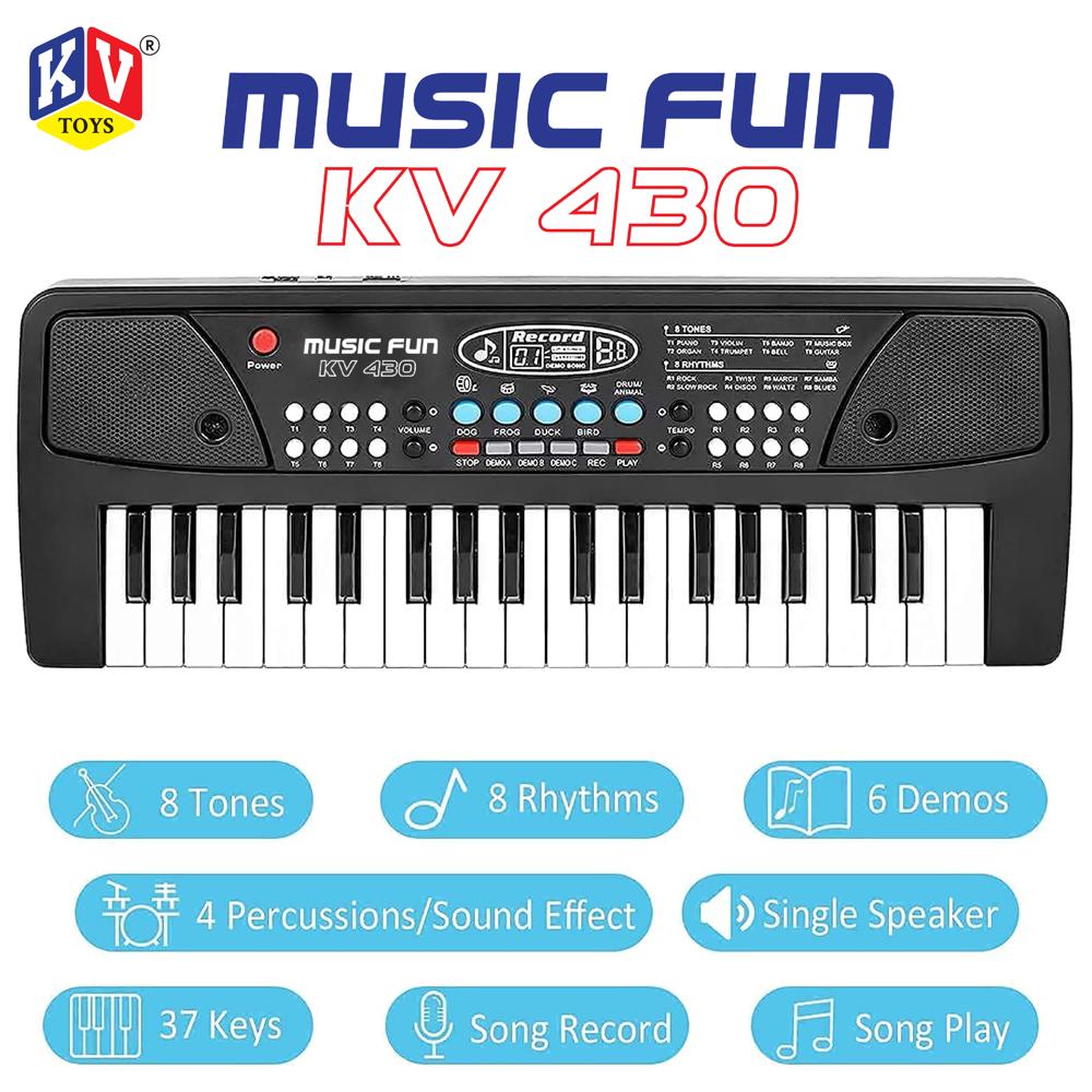 Music Fun Electronic Keyboard With Microphone Included (430)
