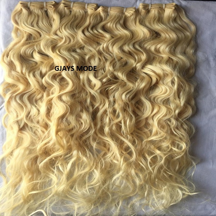 Blonde Wavy Human Hair