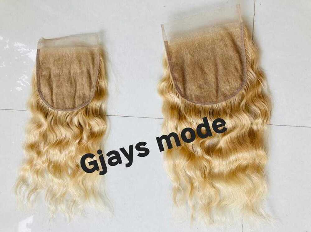 Blonde Wavy Human Hair