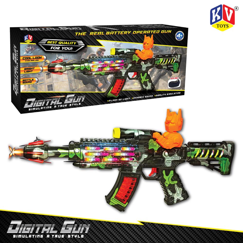 Digital Gun With Light And Music (729)