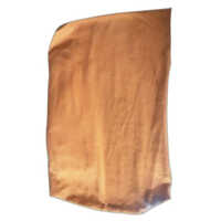 Orange Micro Polyester Fabric - 100% Polyester, Smooth Texture, Woven, Plain Style, All-season Versatility, Machine Washable, Non-shrink