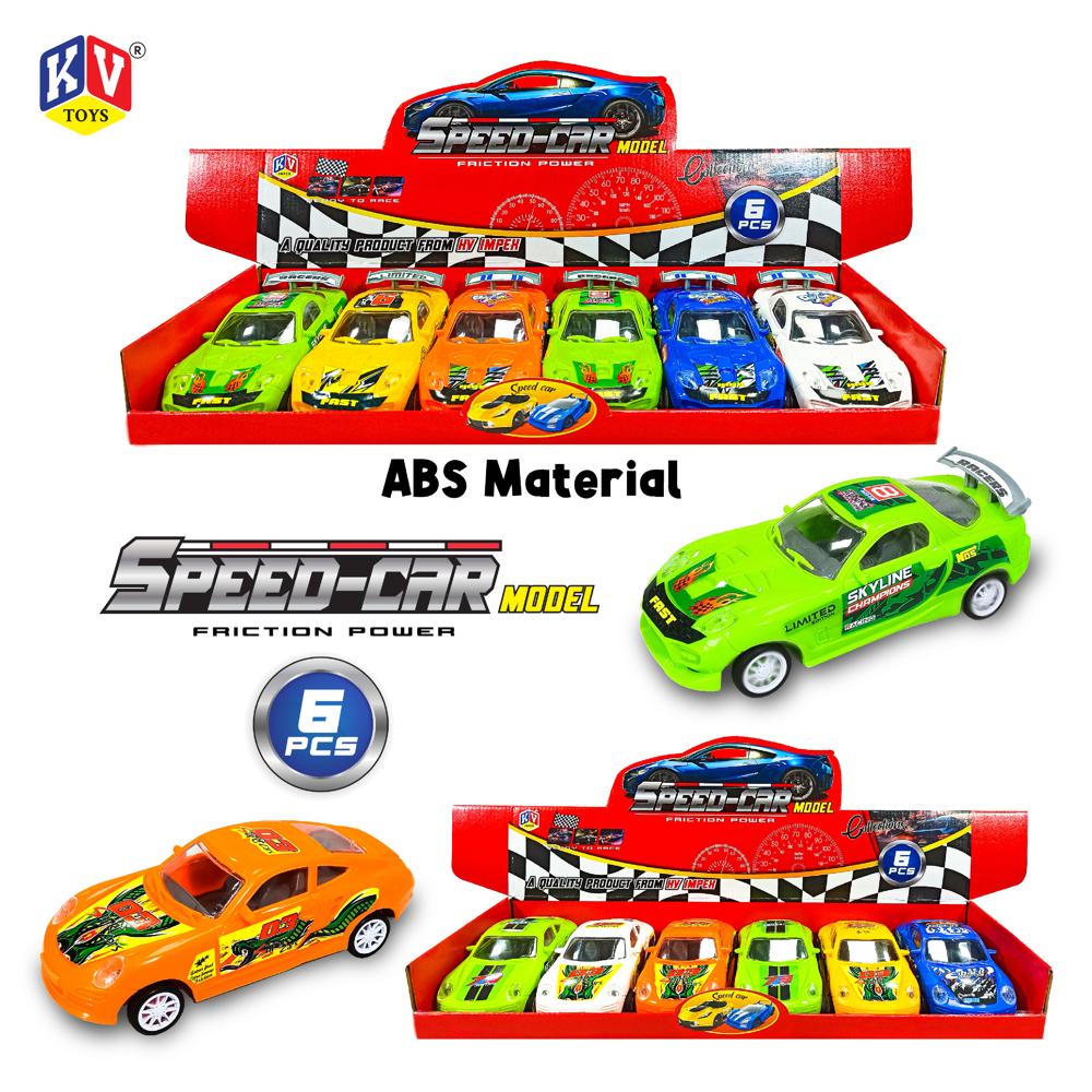 6 Pcs Friction Speed Car (173-174)