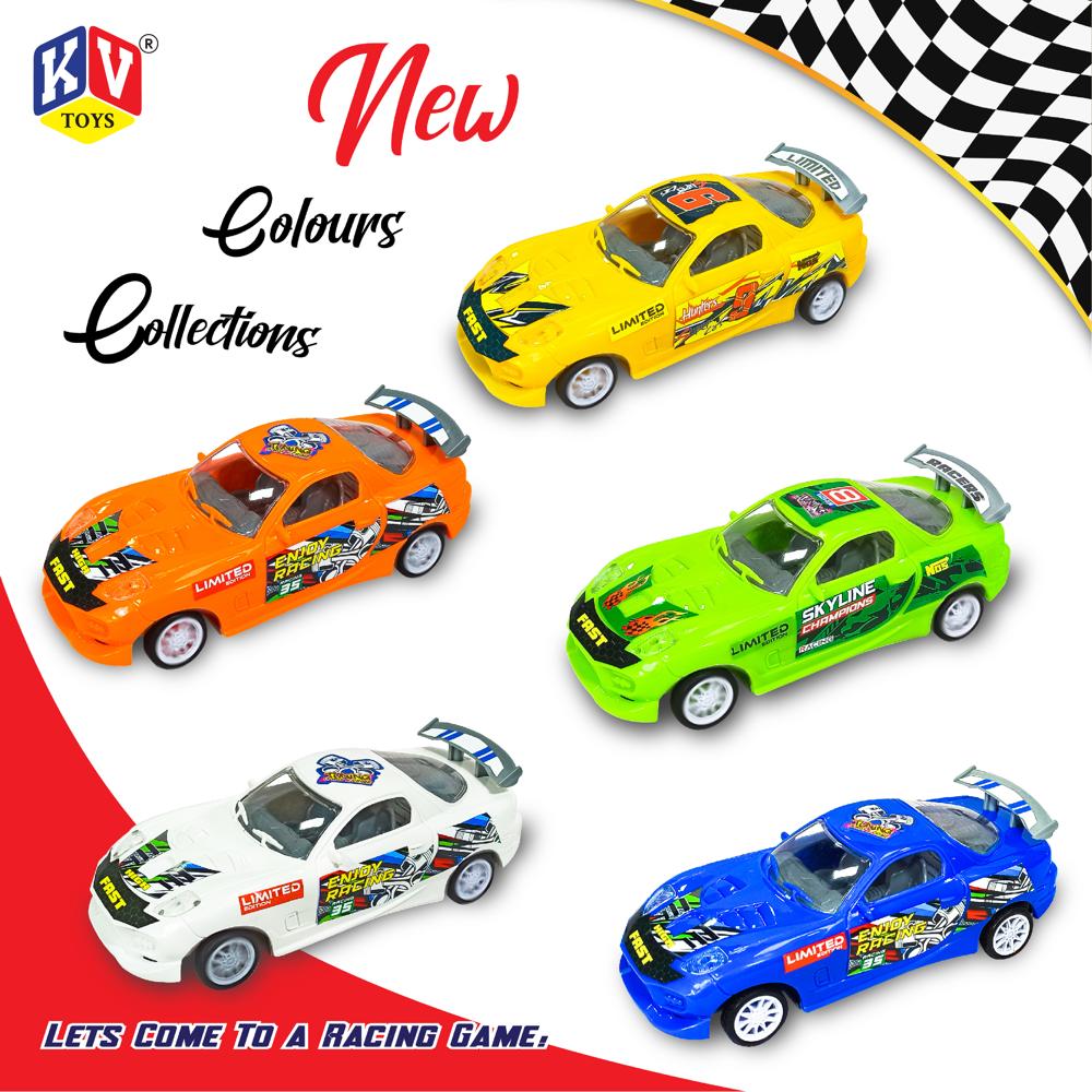 6 Pcs Friction Speed Car (173-174)