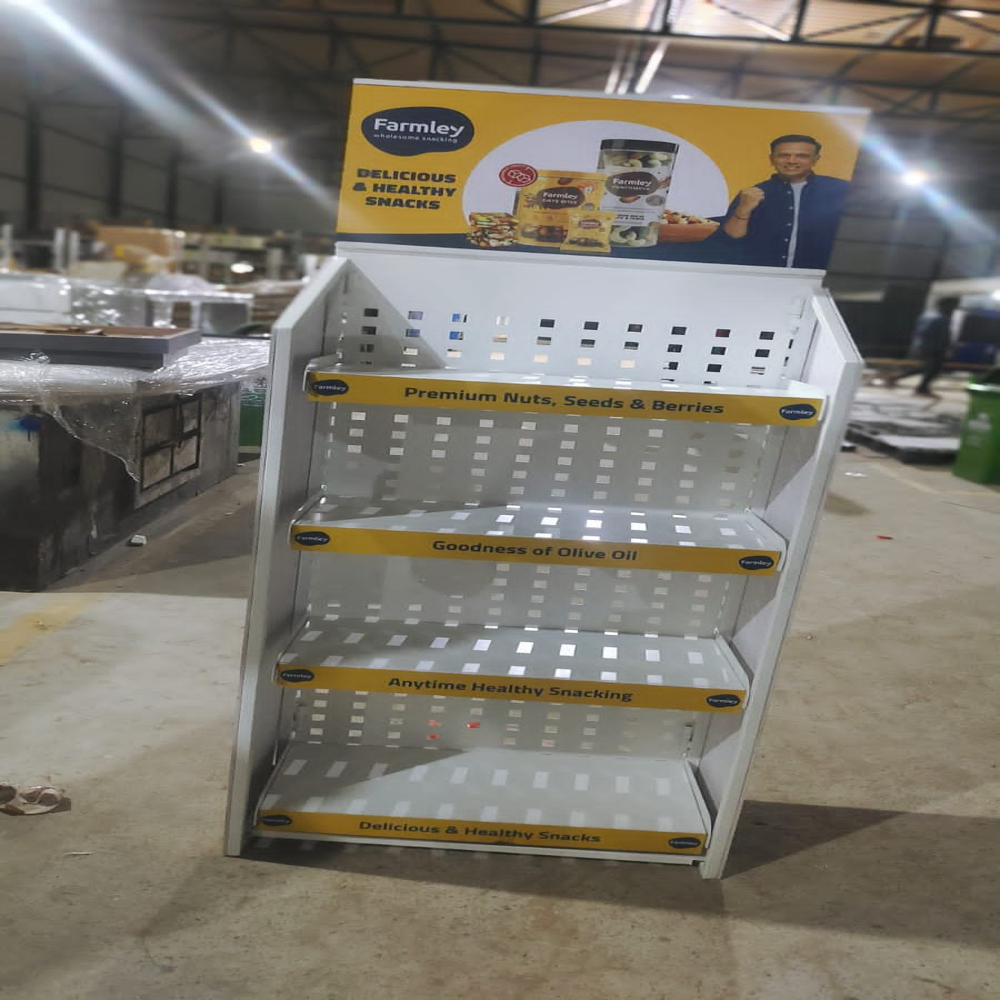 Display Stand - Metal Frame Design | Versatile For Retail, Stylish Display, Easy Assembly, Durable Finish, Ideal For Various Products