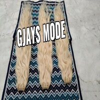 Blonde Straight Wavy Wefted Human Hair