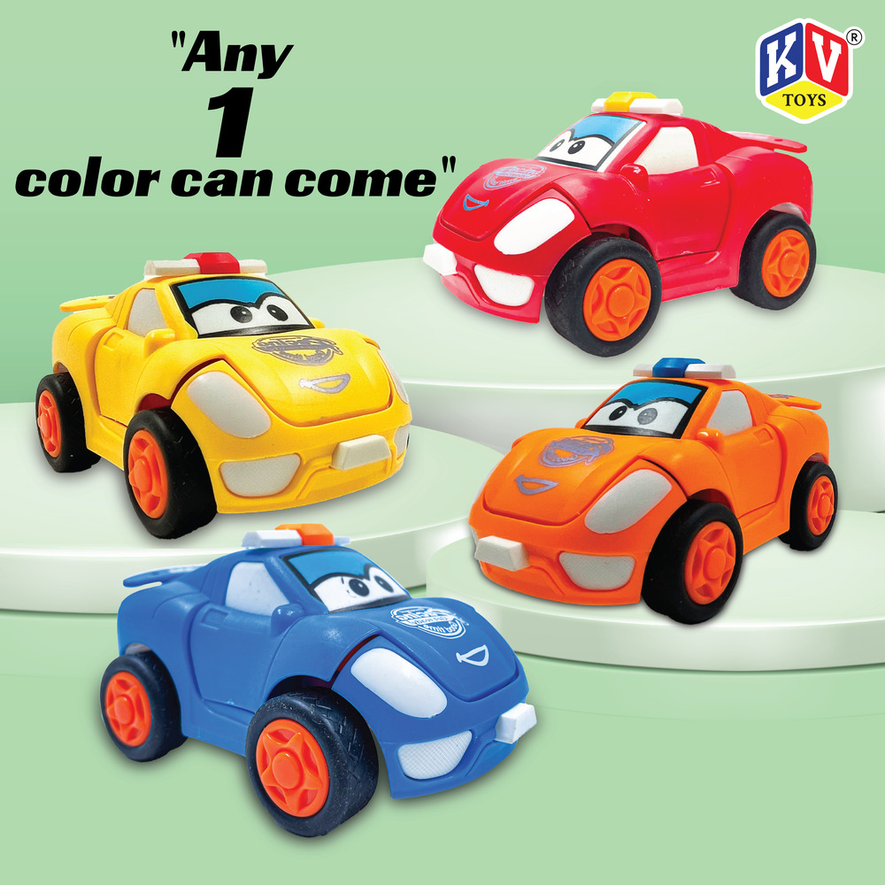 10 Pcs Friction Racing Transforming Car (215)