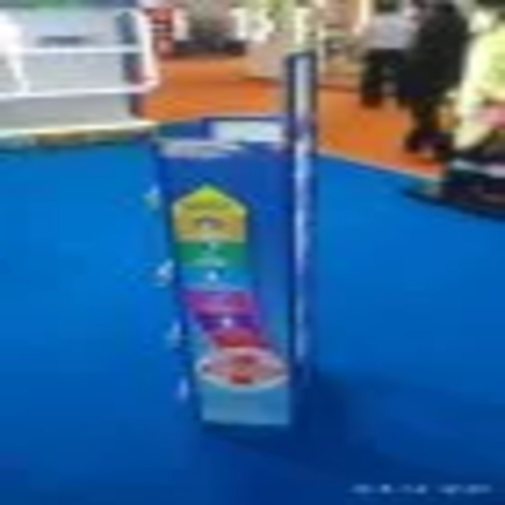 Retail Display Rack - Steel Frame, 6-tier Shelves, Matte Black Finish | Versatile Storage Solution For Retail Environments And Exhibitions