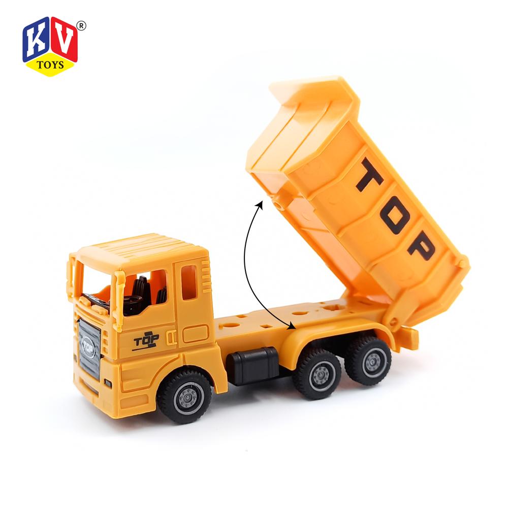12 Pcs Friction 4 Model Mix City Builder Truck (219)