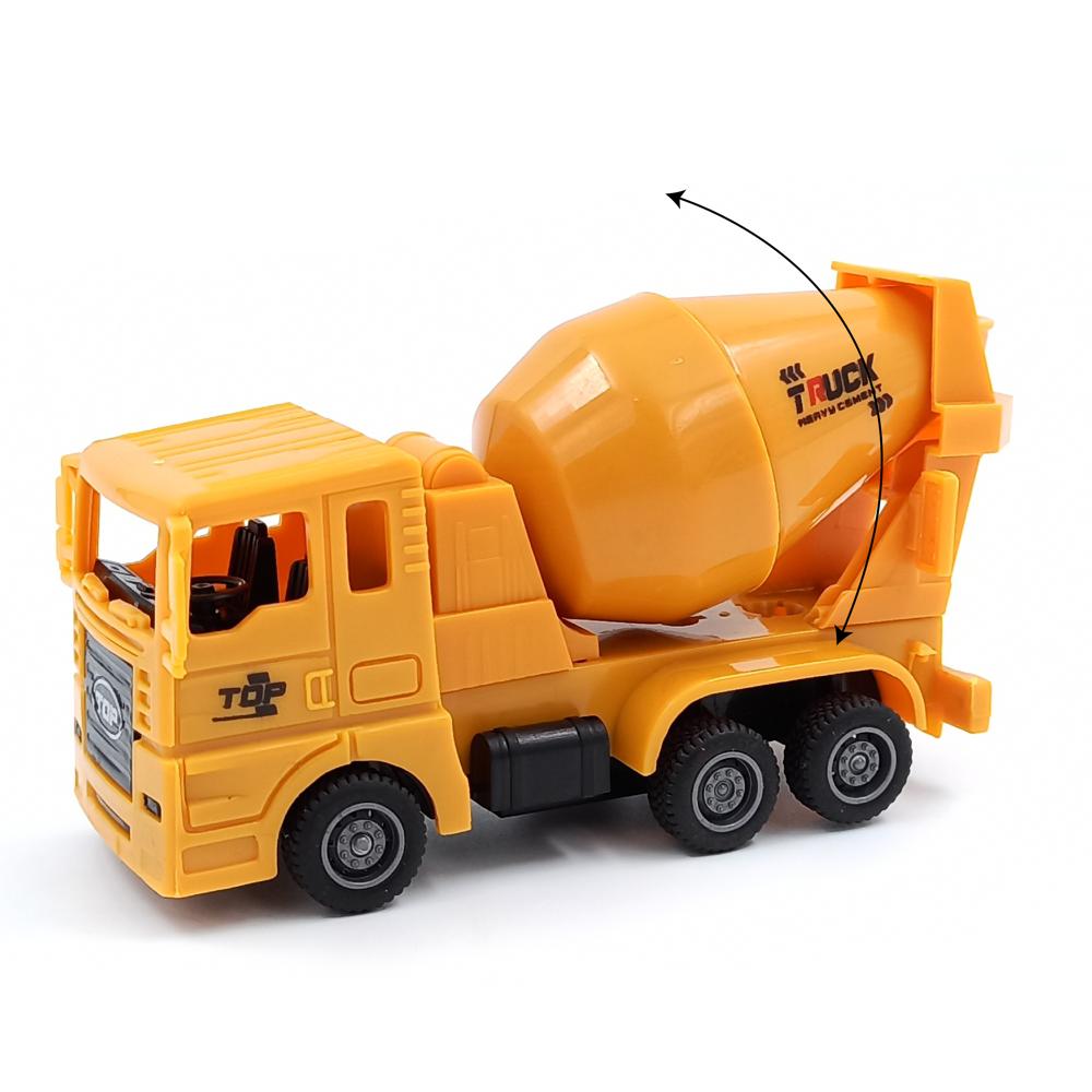 12 Pcs Friction 4 Model Mix City Builder Truck (219)