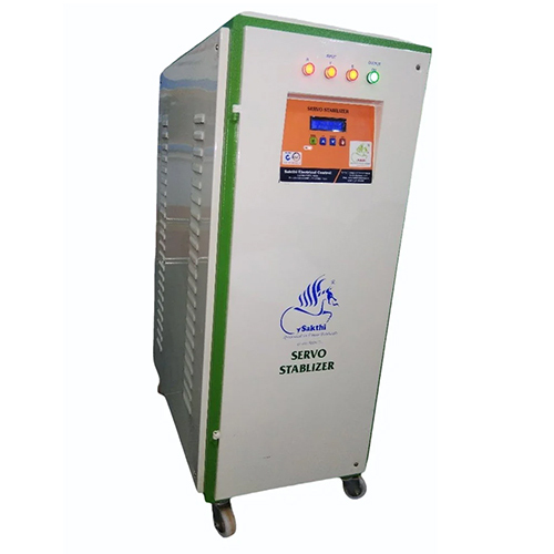 75 KVA थ्री फेज सर्वो वोल्टेज स्टेबलाइज़र