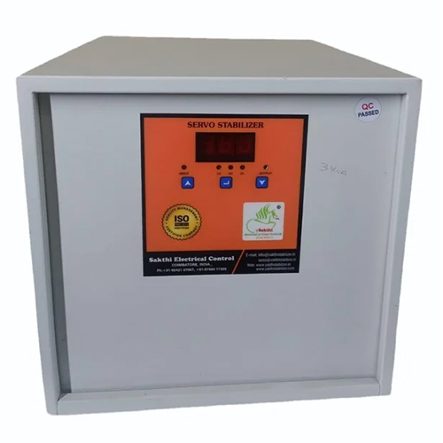 3 KVA सर्वो वोल्टेज स्टेबलाइज़र