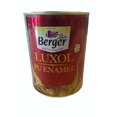 950Ml Berger Luxol Pu Enamel Paints - Color: Red