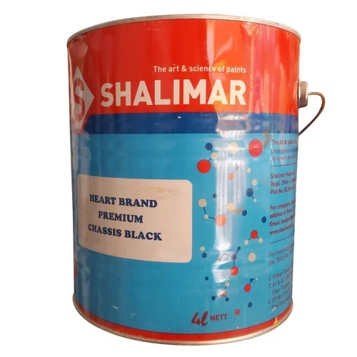 4L Shalimar Heart Brand Premium Chassis Black Enamel Paint