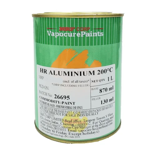 MRF Heat Resisting Aluminium 200 Deg Paints
