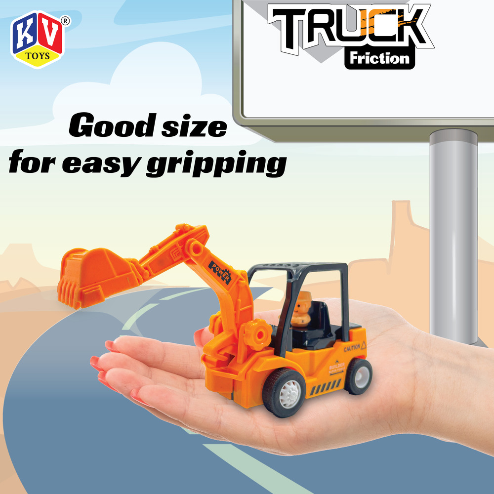 10 Pcs Friction 4 Model Mix Mover Truck (229)