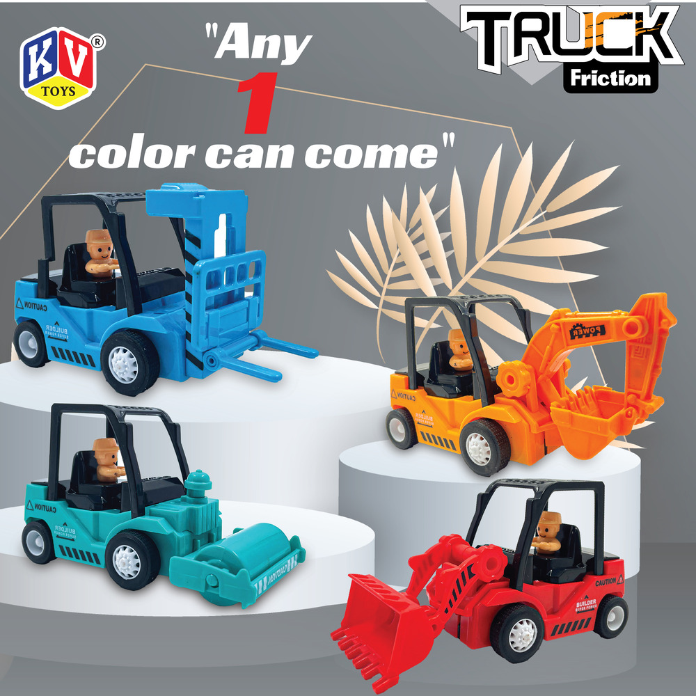 10 Pcs Friction 4 Model Mix Mover Truck (229)
