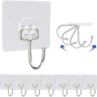 Transparent Wall Steel Hook Sticker