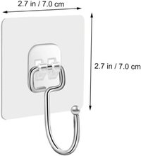 Transparent Wall Steel Hook Sticker
