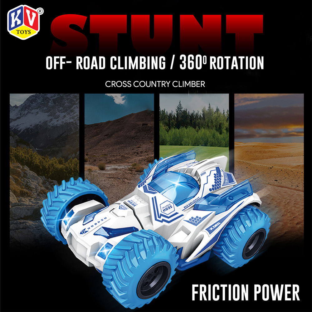 12 Pcs Friction Stunt Car (240)