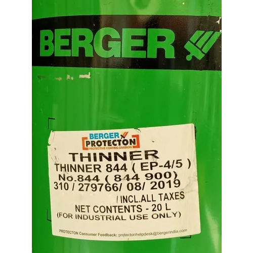 20 Ltr Berger 844 Epoxy Thinner - Color: Any Color