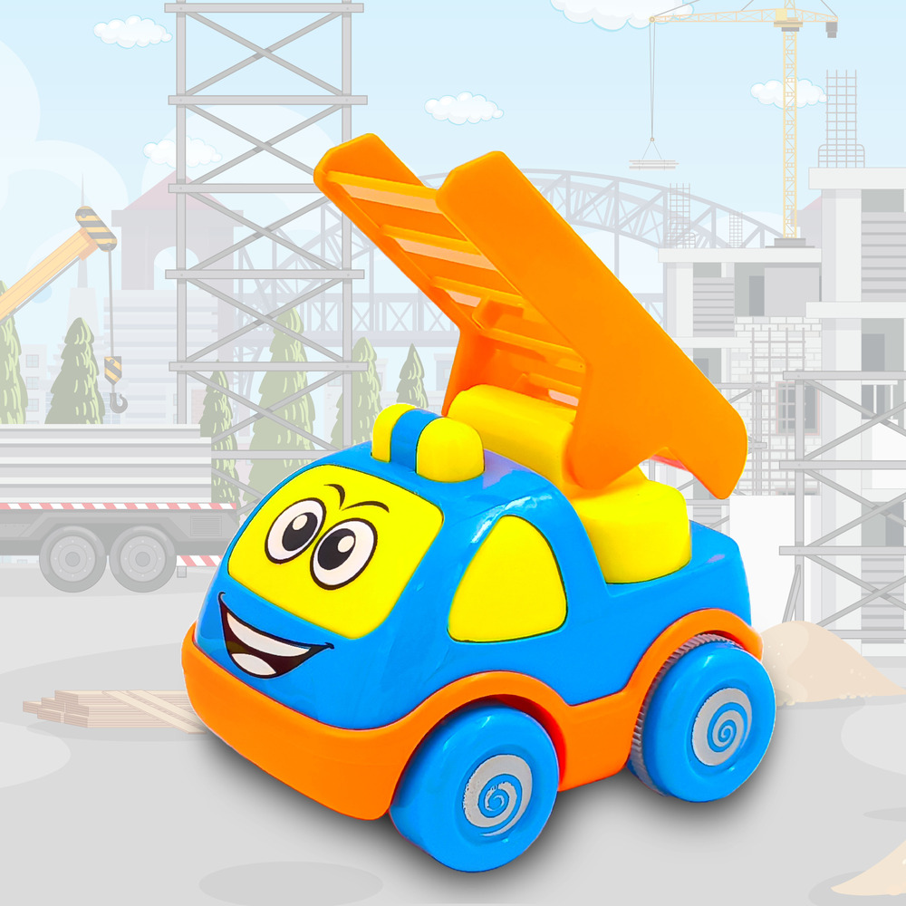 4 Pcs Friction 4 Model Mix Cartoon Truck (251)
