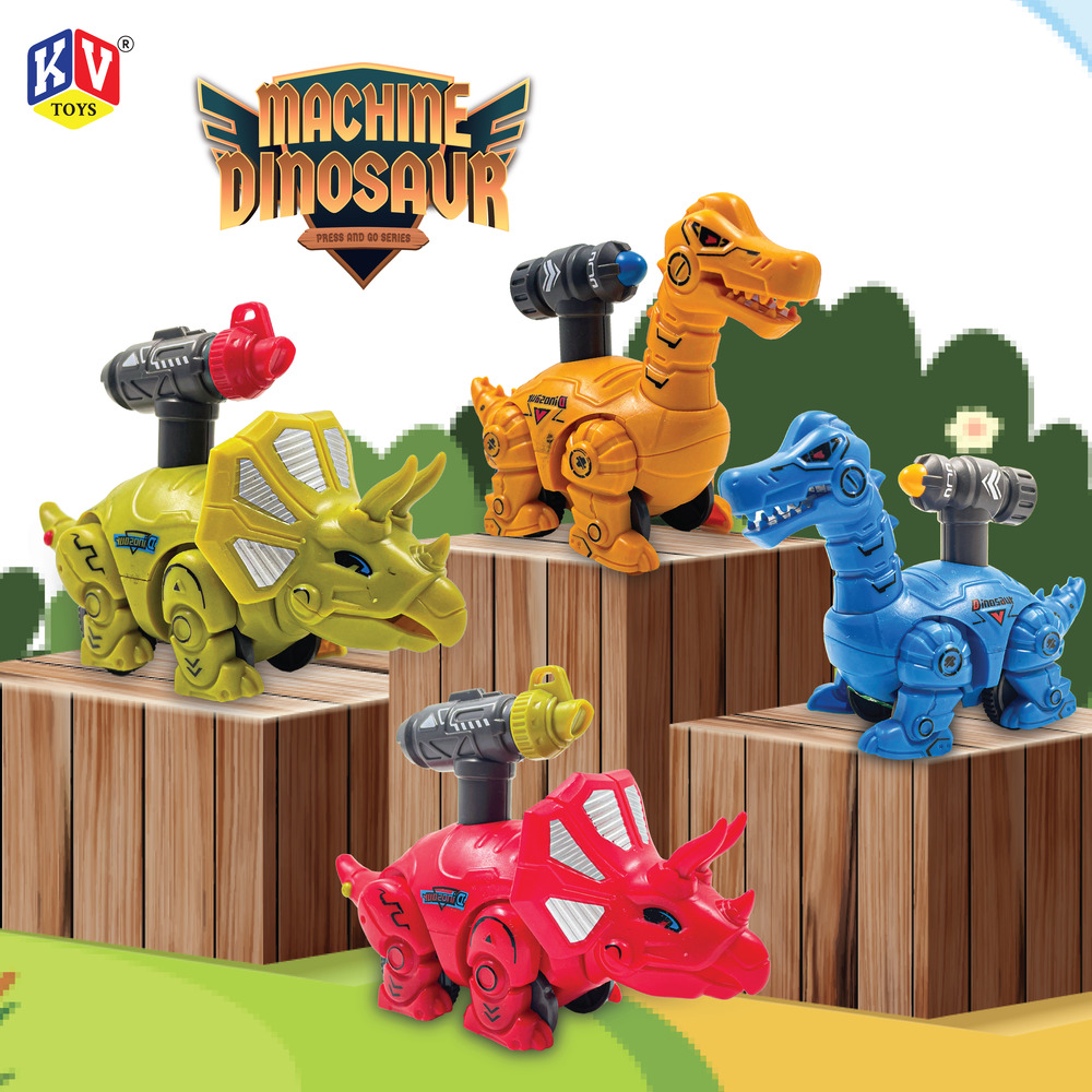12 Pcs Friction 2 Model Mix Press & Go Dino (270)