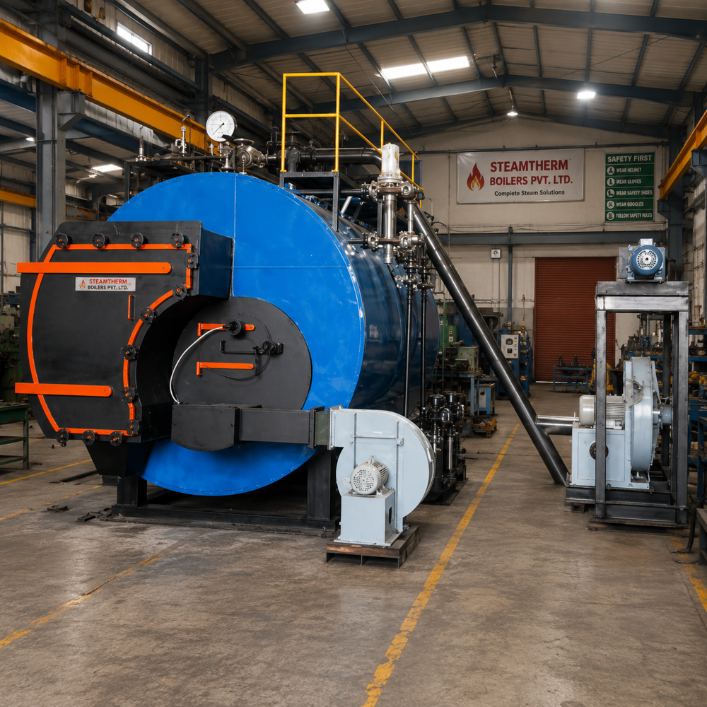 Husk Power  Steam Boiler