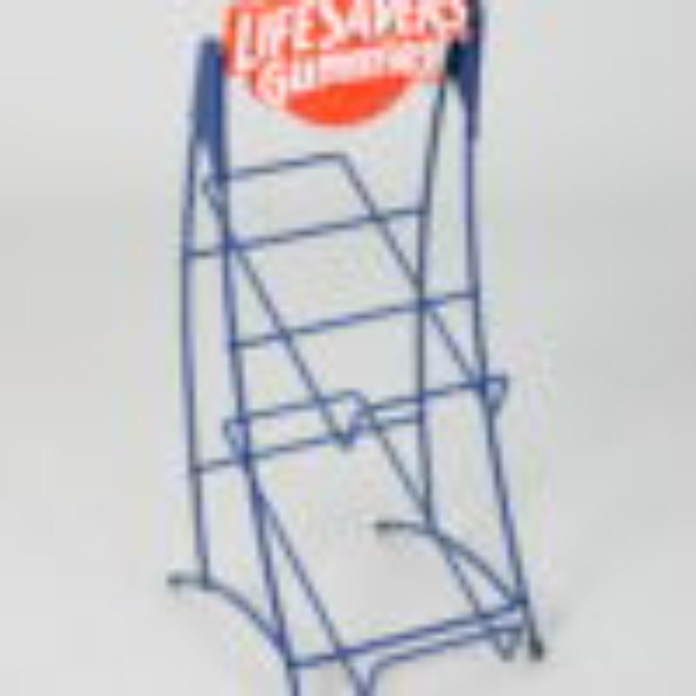 Kellogg's Display Rack - Metal Framework, 6-tiered Design, Sleek Black Finish | Versatile Usage For Retail And Home Spaces, Sturdy Construction