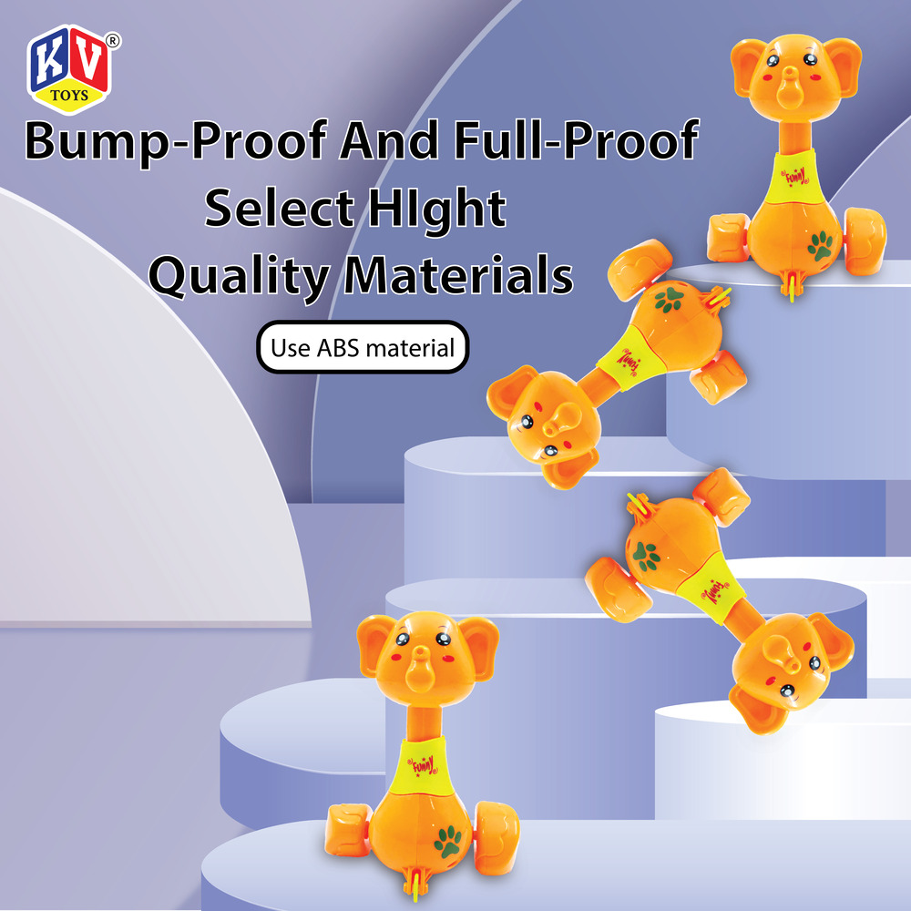 6 Pcs - 5 Cartoon Model Mix Press & Go Animal (420)