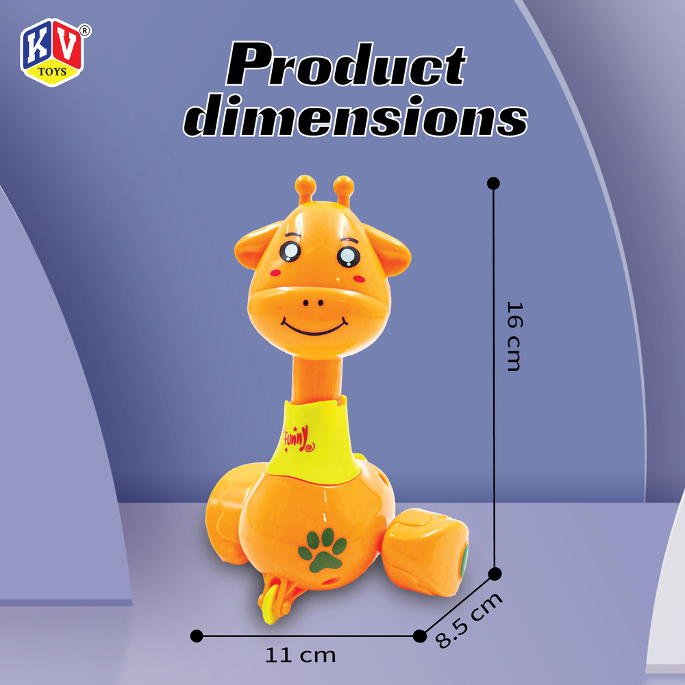 6 Pcs - 5 Cartoon Model Mix Press & Go Animal (420)
