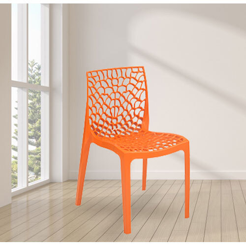 Web Designer Plastic Chairs - Color: Orange