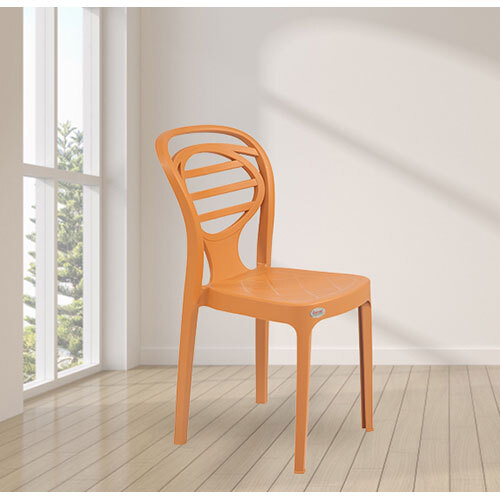 Oak Armless Plastic Chairs