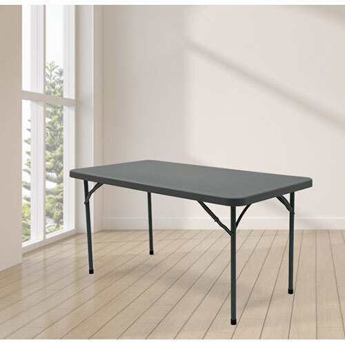 Buffet Plastic Folding Dining Tables - Color: Black