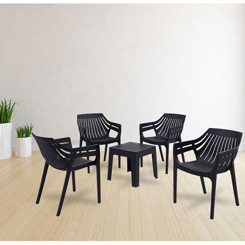 Jazz With Spectrum (4) 4 Seater Dining Table And Chairs