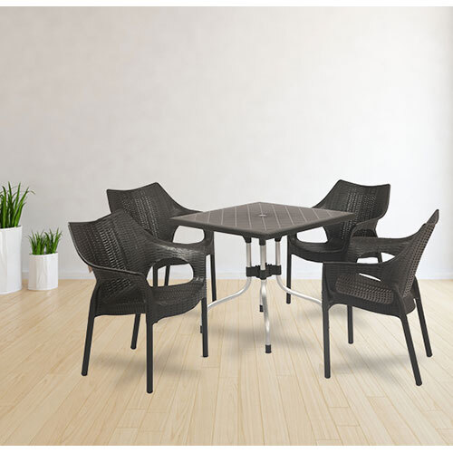 Olive With Cambridge Plastic Table Chair Set