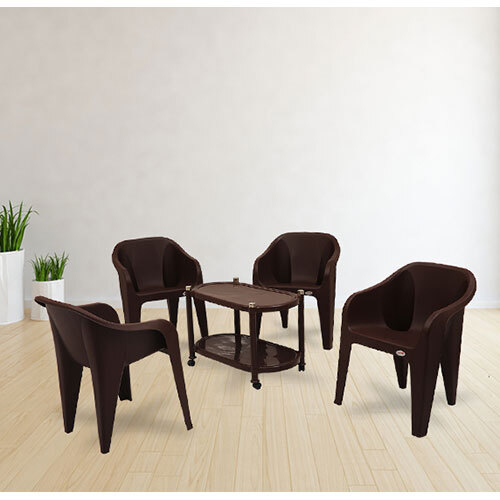 Aqua With Futura Plastic Table Chair Set